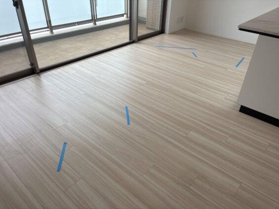 【施工前】神奈川県横浜市 中古マンション Ｍ様邸 セラミックガラスフロアコーティング施工事例 施工前の状態