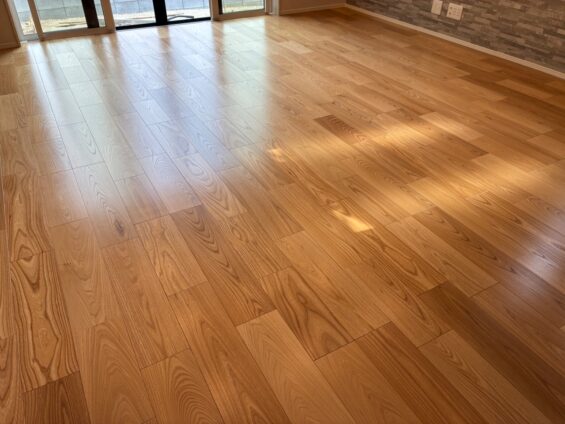 【施工後】埼玉県所沢市 ご新築戸建て Ｔ様邸 セラミックガラスフロアコーティング施工事例 コーティングハウス セラミックガラスフロアコーティング施工済み