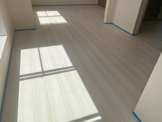 【施工前】埼玉県入間市 ご新築戸建て Ｈ様邸 ガラスフロアコーティング施工事例 施工前の状態