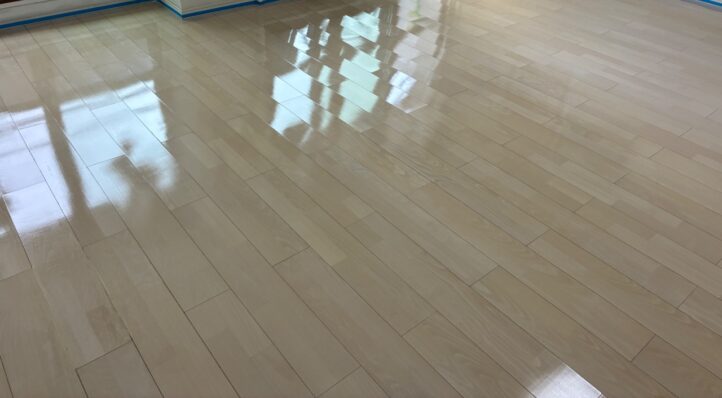 北九州フロアコーティング施工事例 施工後|福岡県北九州市 ご入居中マンション O様邸 コーティングハウス シリコンフロアコーティング施工済み