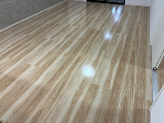 太宰府市フロアコーティング施工事例 施工後|福岡県太宰府市 ご新築戸建て S様邸 コーティングハウス シリコンフロアコーティング施工済み
