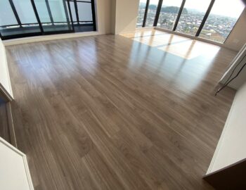 【施工後】静岡県藤枝市 ご新築マンション Ｓ様邸 セラミックガラスフロアコーティング施工事例 コーティングハウス セラミックガラスフロアコーティング施工済み