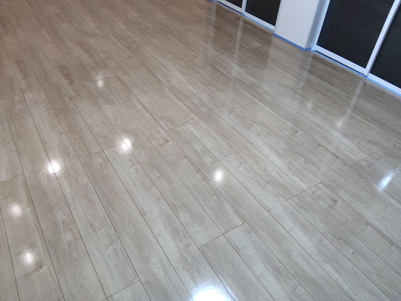 フロアコーティング施工事例 施工後｜福岡県福岡市 ご新築戸建て L様邸 コーティングハウス シリコンフロアコーティング施工済み