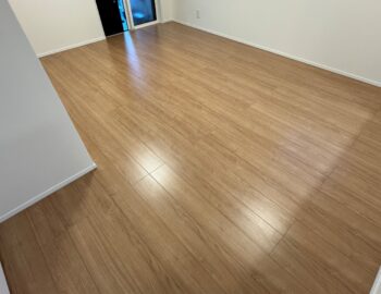 玉名市フロアコーティング施工事例 施工後｜熊本県玉名市 ご新築戸建て Ｋ様邸 コーティングハウス セラミックガラスフロアコーティング施工済み