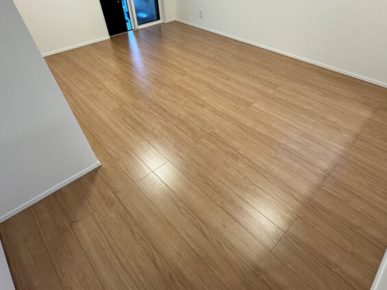 玉名市フロアコーティング施工事例 施工後|熊本県玉名市 ご新築戸建て K様邸 コーティングハウス セラミックガラスフロアコーティング施工済み