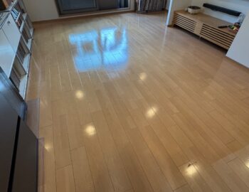 小郡市フロアコーティング施工事例 施工後｜福岡県小郡市 中古戸建て Ｔ様邸 コーティングハウス ガラスフロアコーティング施工済み